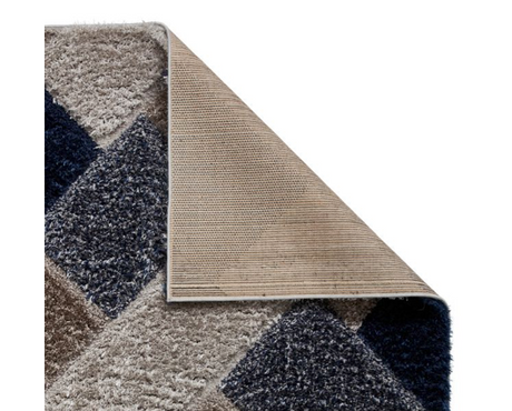 Oakley Grey/Navy - 160cm x 220cm