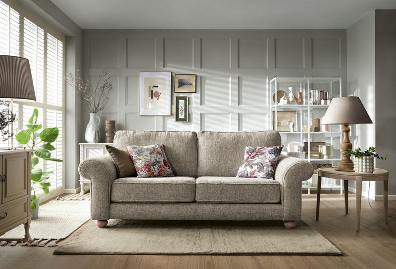 Ingrid 3 Seater Sofa - Taupe