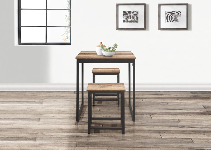 Downtown Compact Dining & Stool Set