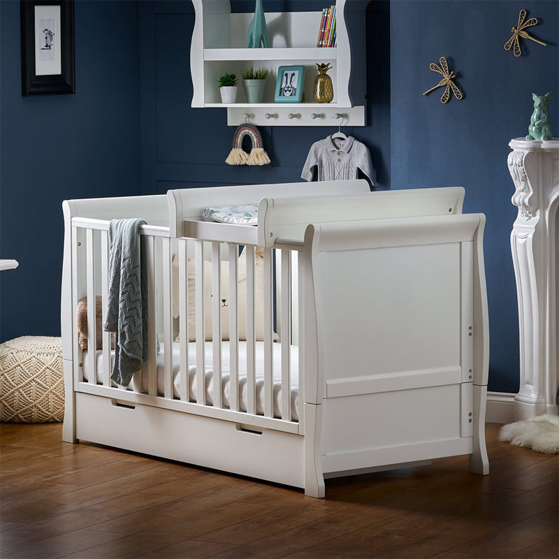 Stamford Cot Bed & Cot Top Changer-White