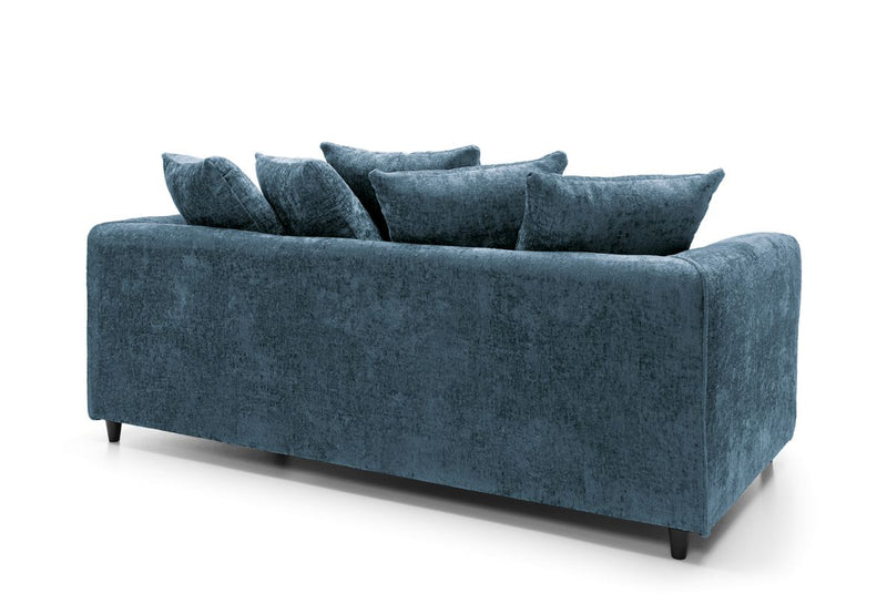 Heidi 3 Seater Sofa - Dark Blue