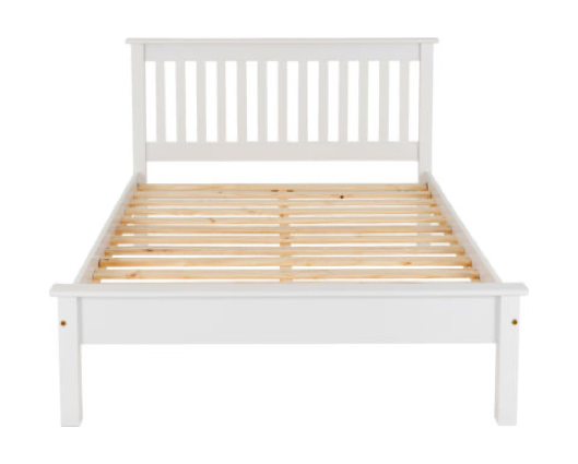 Matteo 5' Bed Low Foot End - White