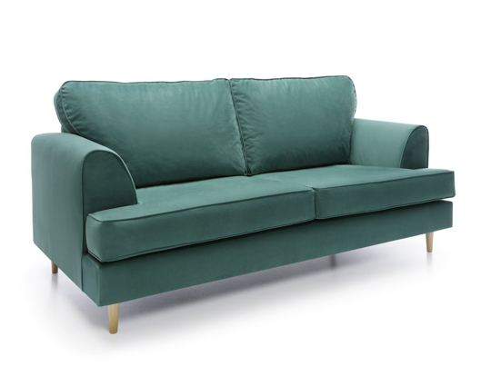 Harper 3 Seater Sofa - Forest Green