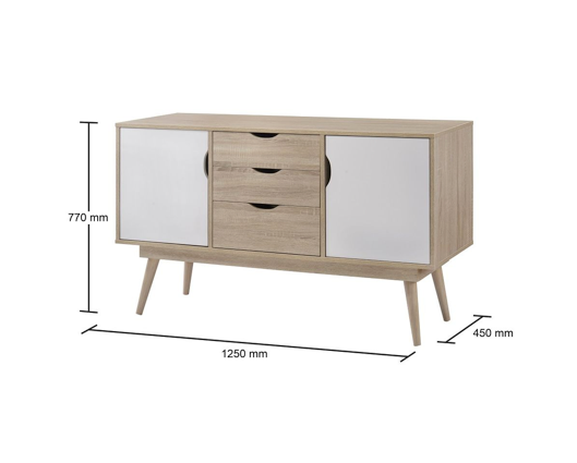Culton Sideboard with 2 Doors & 3 Drawers
