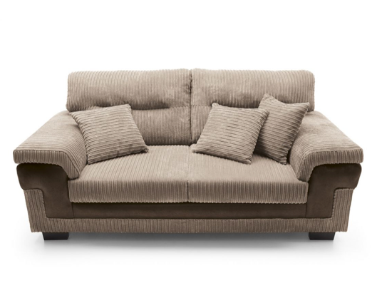 Sofia 3 Seater Sofa - Brown