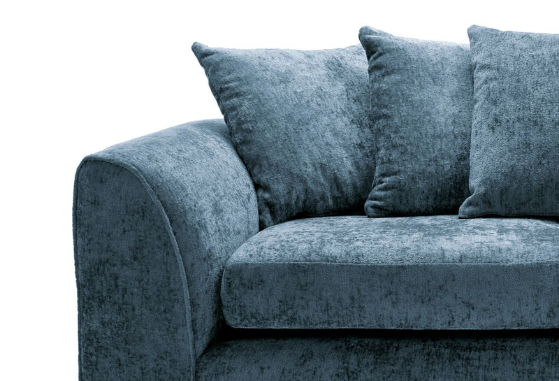 Harriet 3 Seater Sofa - Dark Blue