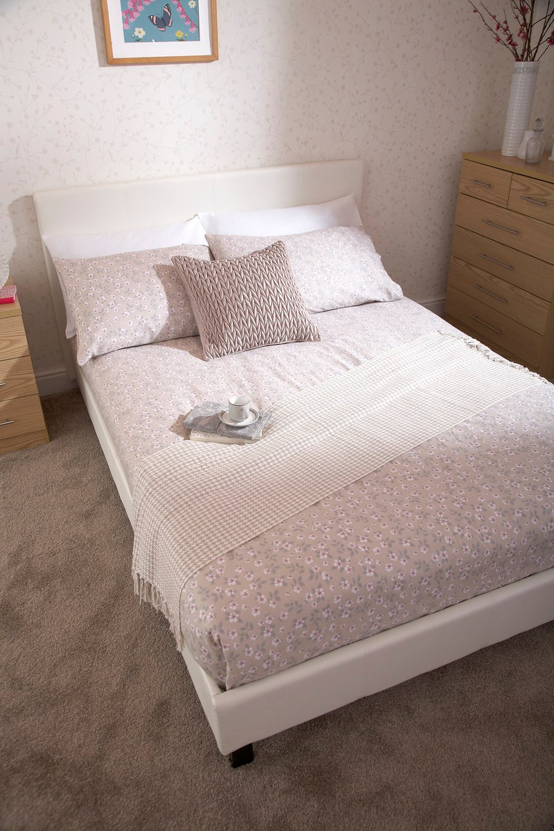 Simple Small Double Bed in a Box-White