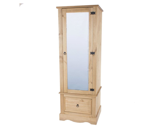 Corona Premium Armoire With Mirrored Door