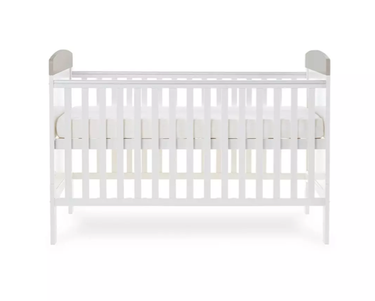 Grey Elephants Cot Bed