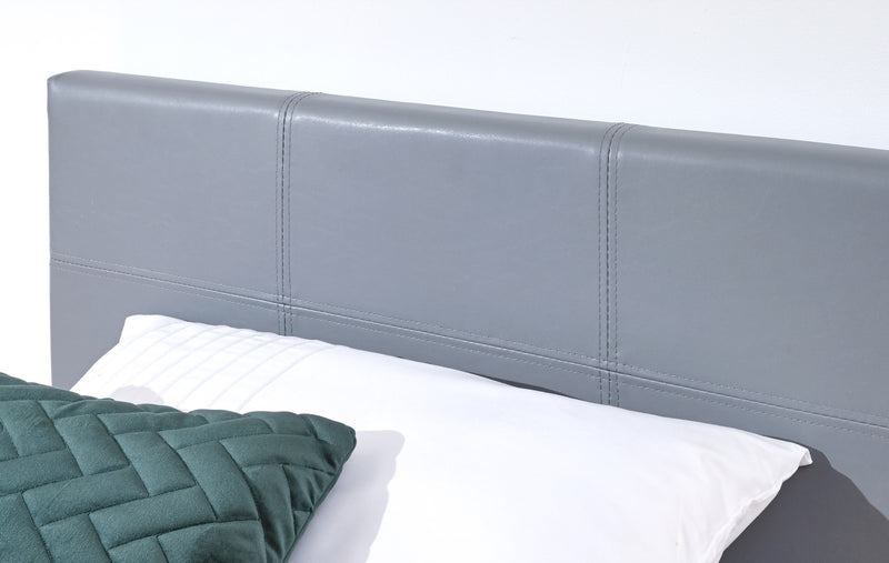 Double End Lift Ottoman Bed-Grey PU