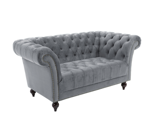 Chester 2 Seater Sofa - Grey