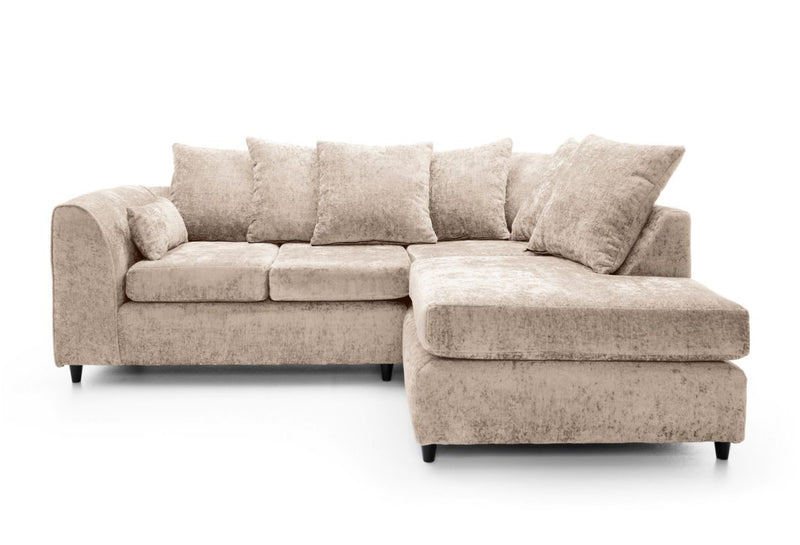 Harriet Right Hand Facing Corner Sofa - Cream