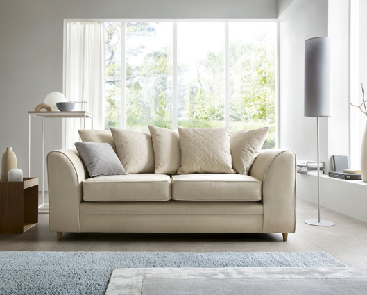 Chevelle 3 Seater Sofa - Cream