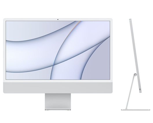 Apple iMac 4.5K 24" (2021) - M1, 256 GB SSD, Silver