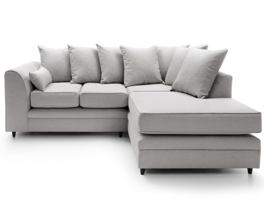 Daisy Right Hand Facing Corner Sofa-Light Grey