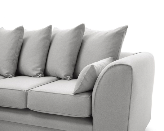 Darcy Left Hand Facing Corner Sofa - Light Grey