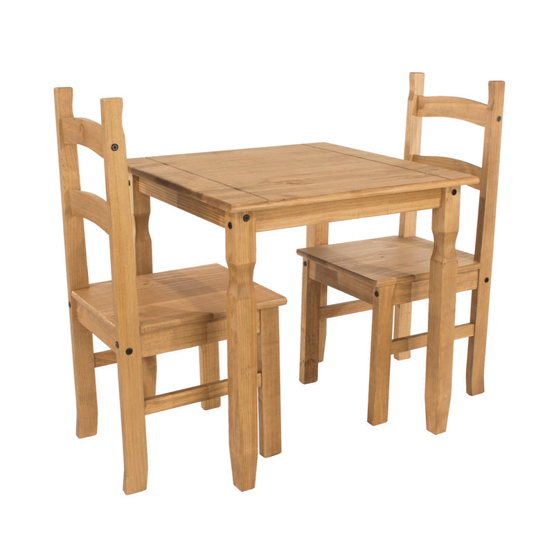 Corona Premium Dining Table Set & 2 Chairs