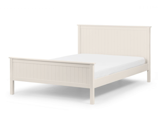 Acadia King Size Bed - Surf White