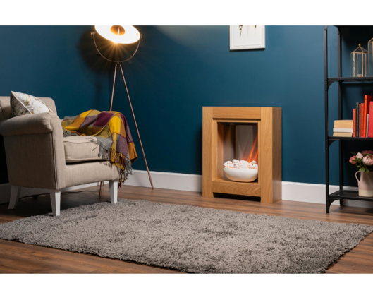 Montreal Fireplace Suite in Oak with Electric Fire, 23 Inch