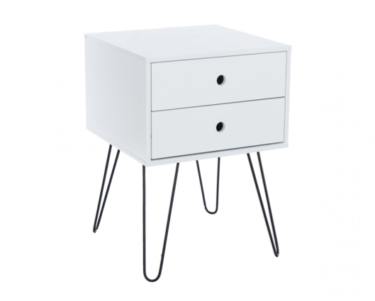 Telford 2 Drawer Bedside Cabinet