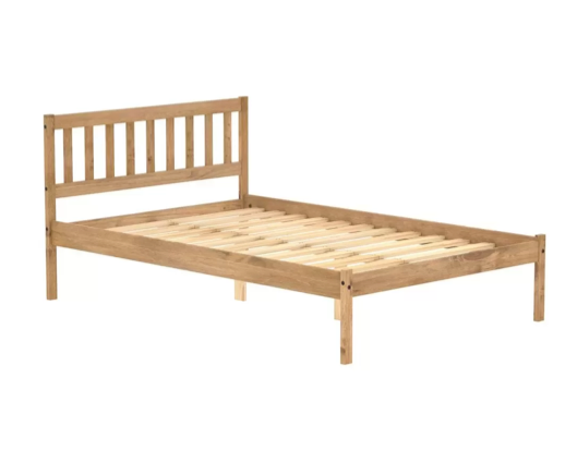 Landon Small Double Bed- Pine