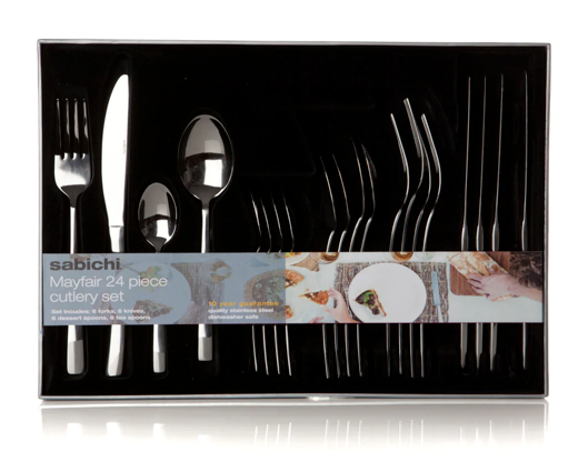 Sabichi Mayfair 24 Piece Cutlery Set