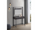 Zahra Dressing Table with Mirror-Black Finish