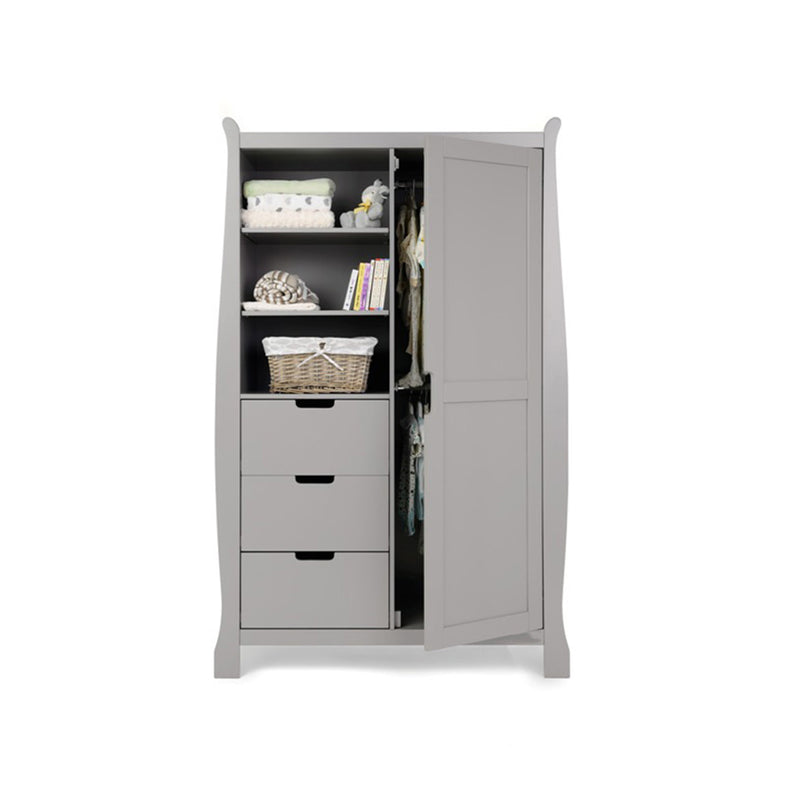 Seren Double Wardrobe-Warm Grey