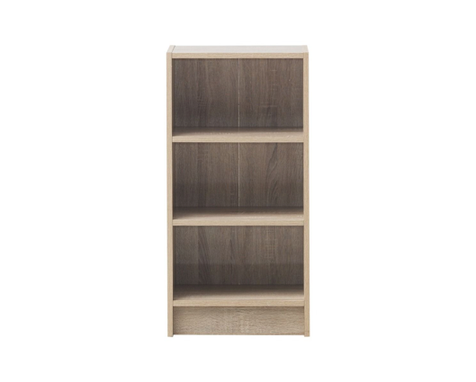 Small Narrow Bookcase-Oak