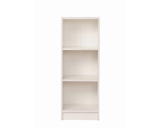 Medium Narrow Bookcase-White