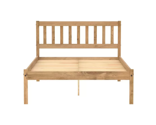 Landon Small Double Bed- Pine