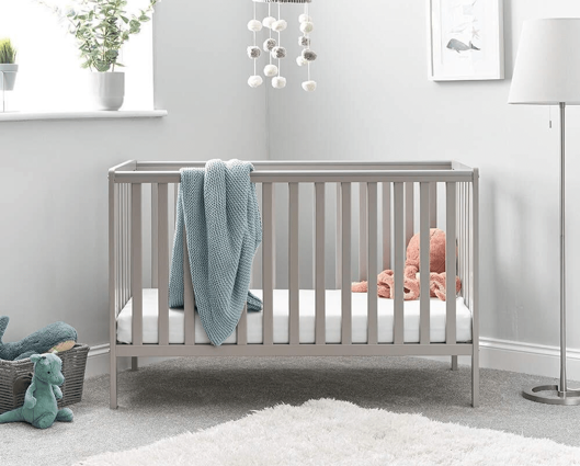 Bantam Space Saver Cot-Warm Grey