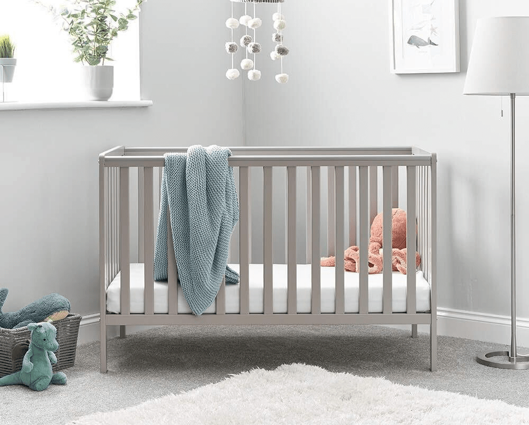 Space Saver Cot-Warm Grey