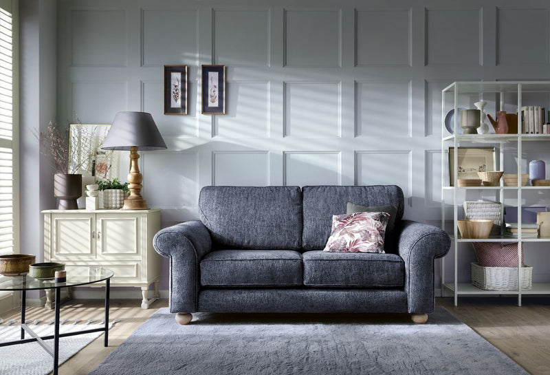 Ingrid 2 Seater Sofa - Dark Blue