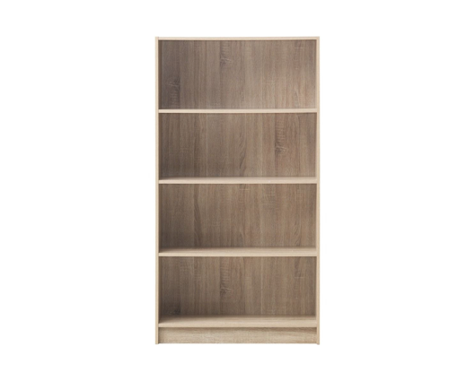 Traditional Tall Bookcase-Oak