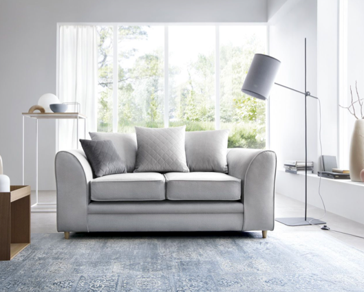 Chevelle 2 Seater Sofa - Light Grey