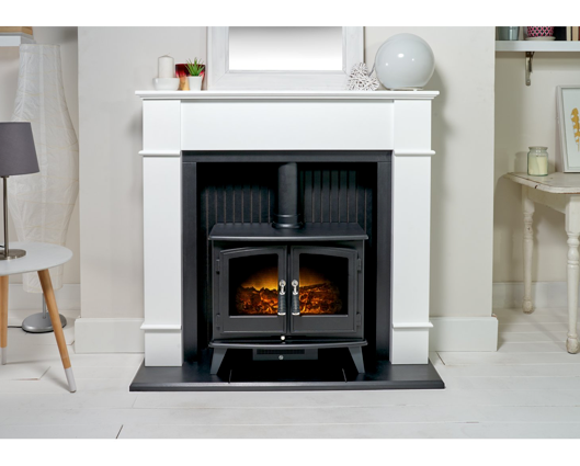 Ora Stove Suite in Pure White, 48 Inch