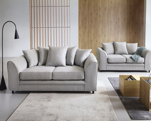 Darcy 3 Seater Sofa - Light Grey