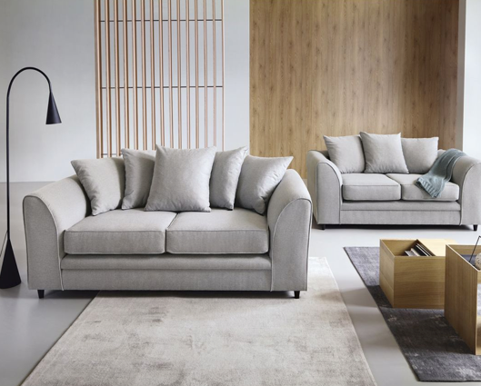 Daisy 3 Seater Sofa - Light Grey