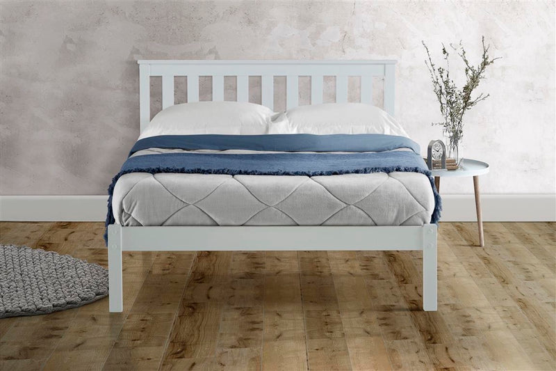 Desmond Double Bed - White