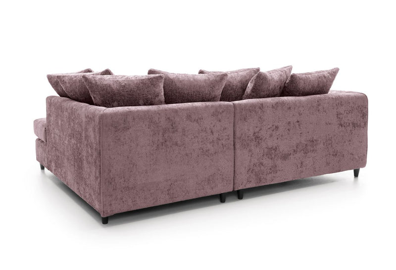 Harriet Right Hand Facing Corner Sofa - Pink