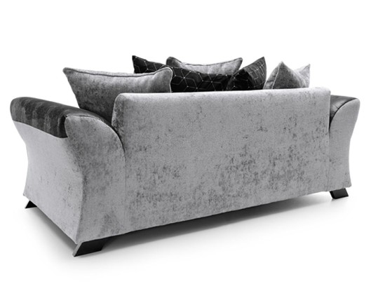 Farrow 3 Seater Sofa - Black & Charcoal