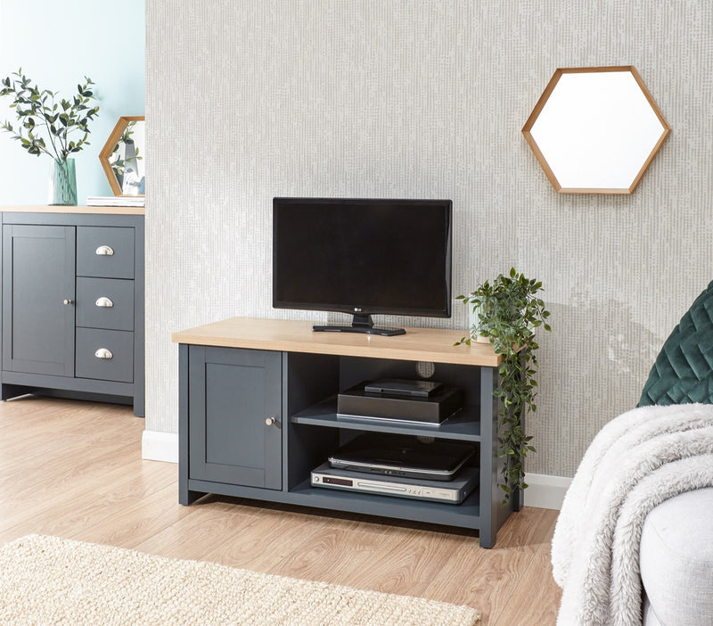 Lachlan Small TV Cabinet-Blue