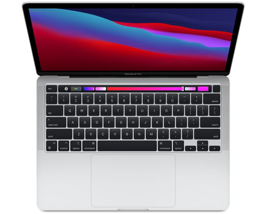 Apple MacBook Pro 13.3" (2020) - M1, 256 GB SSD, Silver