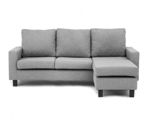 Capri Right Hand Facing Corner Sofa - Light Grey