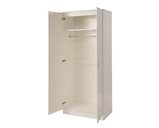 Original 2 Door Wardrobe-White