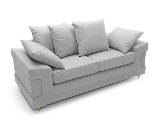 Poppy 3 Seater Sofa - Light Grey