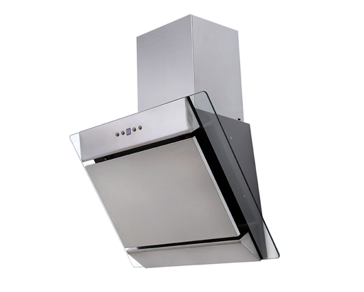 SIA AGL61SS 60cm Angled Chimney Cooker Hood Extractor Fan Stainless Steel