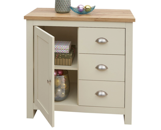 Lincoln Sideboard with 1 Door & 3 Drawers