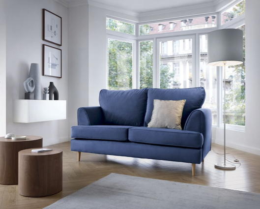 Harper 2 Seater Sofa - Oxford Blue